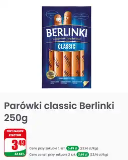 Dino Parówki classic Berlinki 250g oferta