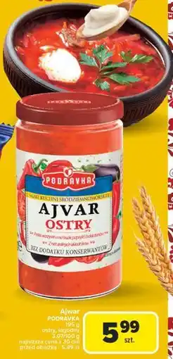 Carrefour Pasta ajvar ostry Podravka oferta
