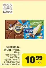 Carrefour Czekolada mleczna z orzechami i galaretką gruszkową Orion Studentska oferta