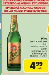 Carrefour Piwo Zlaty Bazant Original oferta