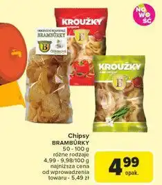 Carrefour Chipsy czosnkowe Bramburky oferta