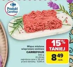 Carrefour Mięso mielone wieprzowo-wołowe Carrefour Targ Świeżości oferta