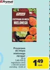 Carrefour Przyprawa do mięsa mielonego Prymat oferta