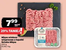 Netto Mięso mielone wieprzowe z łopatki Sztuka Mięsa oferta