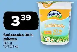 Netto Śmietanka 30% Miletto oferta