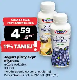 Netto Jogurt pitny skyr Piątnica oferta