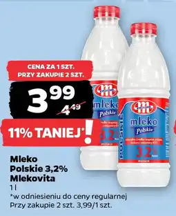 Netto Mleko Polskie 3,2% Mlekovita oferta