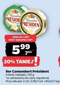 Netto Ser Camembert Président oferta