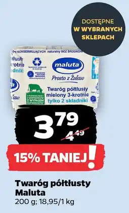 Netto Twaróg półtłusty Maluta oferta
