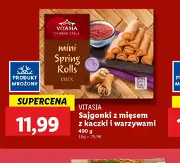 Lidl Sajgonki z mięsem z kaczki i warzywami Vitasia oferta