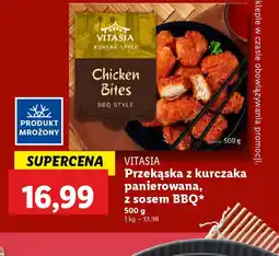 Lidl Przekąska z kurczaka panierowana z sosem BBQ Vitasia oferta
