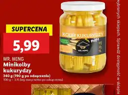 Lidl Minikolby kukurydzy Mr. Ming oferta