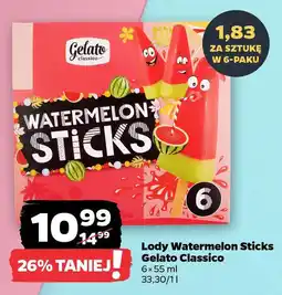 Netto Lody Watermelon Sticks Gelato Classico oferta