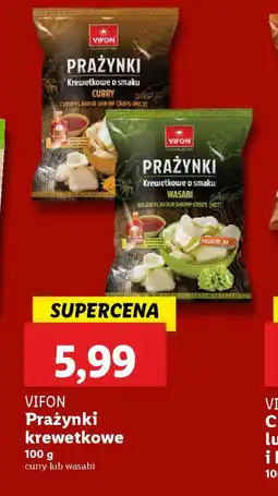 Lidl Prażynki krewetkowe Vifon oferta