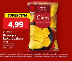Lidl Vitasia Przekąski kukurydziane oferta
