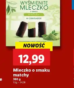 Lidl Mleczko o smaku matchy oferta