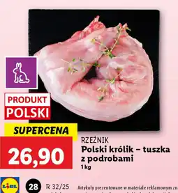 Lidl Polski króliktuszka z podrobami oferta