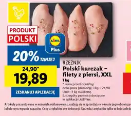 Lidl Polski kurczakfilety z piersi, XXL oferta