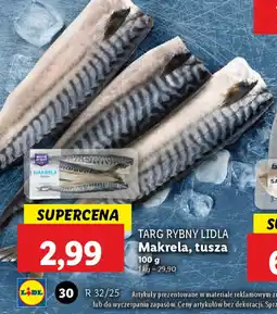 Lidl Makrela, tusza oferta