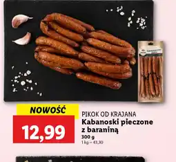 Lidl Kabanoski pieczone z baraniną Pikok od Krajana oferta