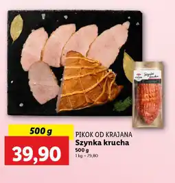 Lidl Szynka krucha Pikok od krajana oferta