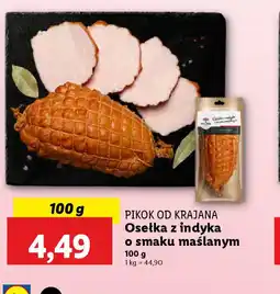 Lidl Osełka z indyka o smaku maślanym Pijok od Krajana oferta