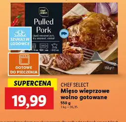 Lidl Mięso wieprzowe wolno gotowane Chef Select Pulled Pork oferta