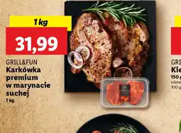 Lidl Karkówka premium w marynacie suchej Grill&Fun oferta