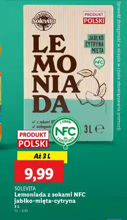 Lidl Lemoniada z sokami NFC Solevita oferta
