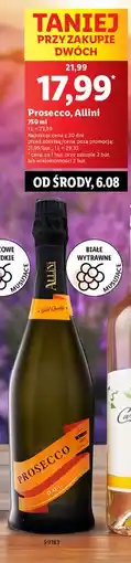 Lidl Wino Allini Prosecco oferta