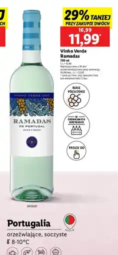 Lidl Wino Vinho Verde Ramadas oferta