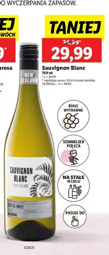 Lidl Wino New Zeland Sauvignon Blanc oferta
