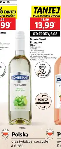 Lidl Wino Monte Santi Frizzante Mojito oferta