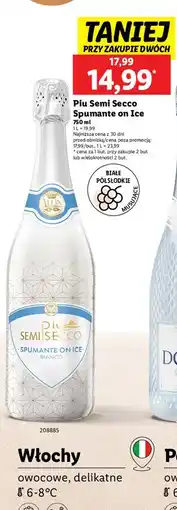 Lidl Wino Spumante On Ice Piu Semi Secco oferta