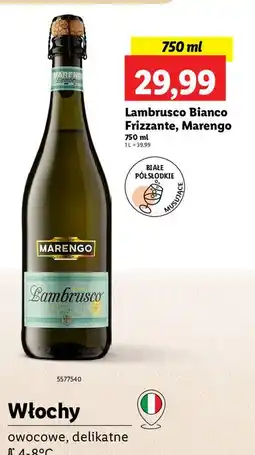 Lidl Wino Marengo Lambrusco Bianco oferta