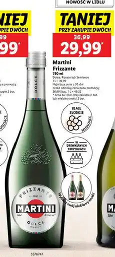 Lidl Wino Martini Dolce oferta