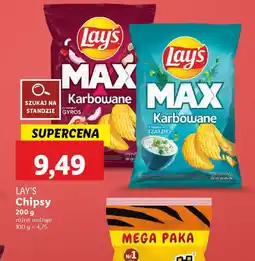 Lidl Chipsy Lay's Max Karbowane oferta