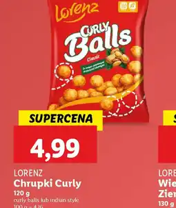 Lidl Chrupki Curly Lorenz oferta