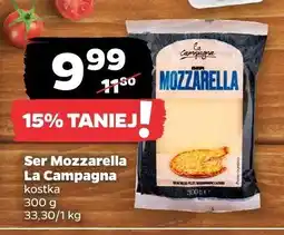 Netto Ser mozzarella - kostka La Campagna oferta