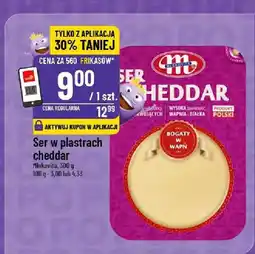Polomarket Ser w plastrach cheddar Mlekovita oferta