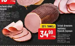 Polomarket Schab drewnem wędzony Rzeźnik Szymon oferta