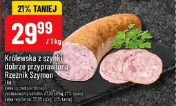 Polomarket Królewska z szynki dobrze przyprawiona Rzeźnik Szymon oferta