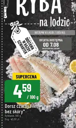 Polomarket Ryba dorsz czarny filet bez skóry Rybhand oferta
