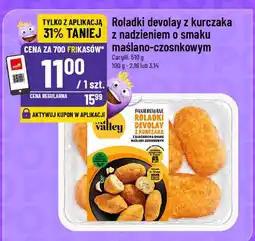 Polomarket Roladki devolay z kurczaka z nadzieniem o smaku maślano-czosnkowym Cedrob oferta