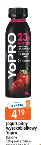 E.Leclerc Jogurt truskawka-malina Danone Yopro oferta