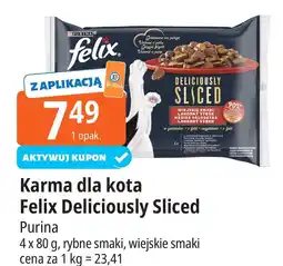 E.Leclerc Karma dla kota rybne smaki w sosie Purina Felix Tasty Shreds oferta