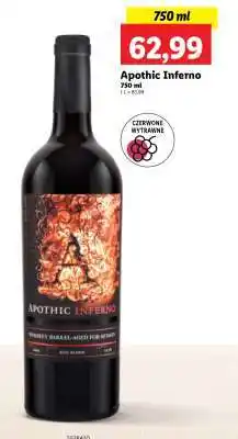 Lidl Apothic Inferno oferta
