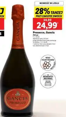 Lidl Prosecco, Gancia oferta