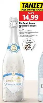 Lidl Piu Semi Secco Spumante on Ice oferta