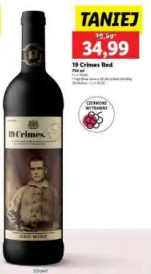 Lidl 19 Crimes Red oferta